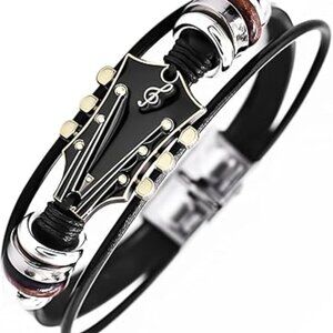 Guitar Bracelet Unisex For Punk Rock Country Music Lovers